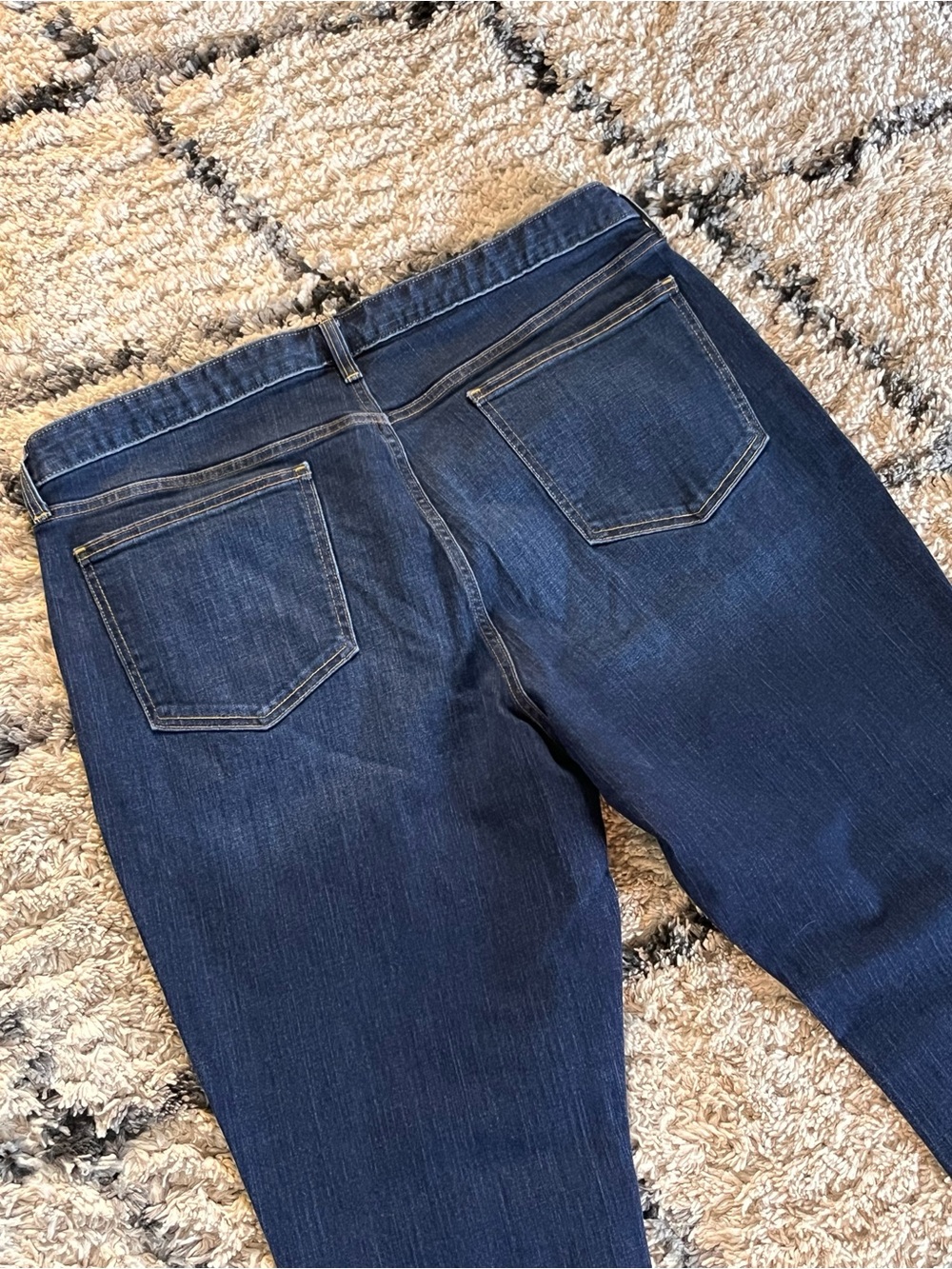 Old Navy The Dreamer Bootcut Jeans Dark Wash Stretch Denim Mid Rise 18L - Picture 5 of 6